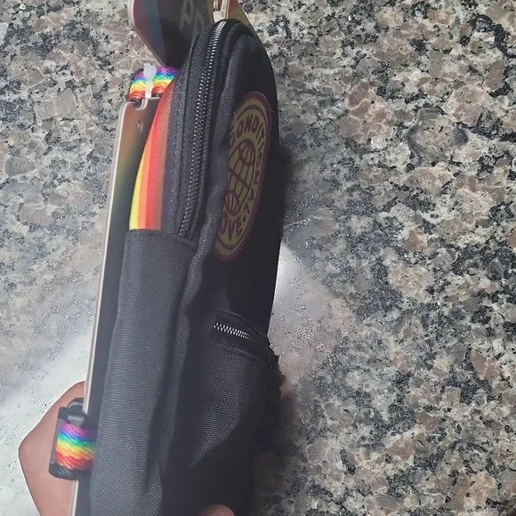 Pride Backpack Dog Harness Size XXS/XS "Unconditional Love" 2 Zipped Pockets new - Picture 7 of 9